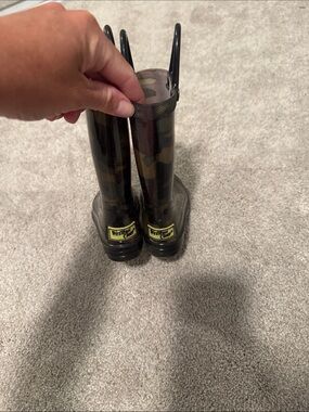 Western Chief Kids Camo Rain Boots with Pull Handles